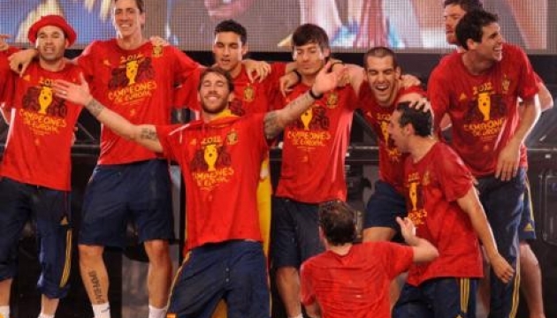 Как встречали героев Евро-2012