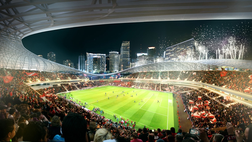 Дэвид Бекхэм построит стадион в Майами для своей футбольной команды