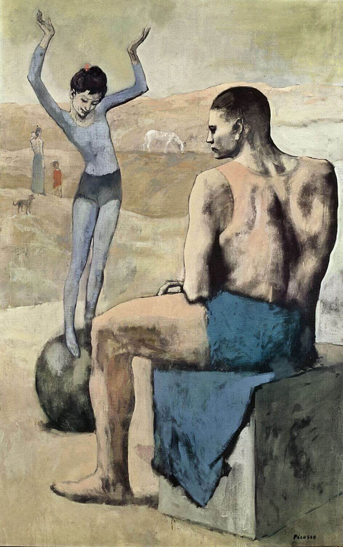 Пабло Пикассо,&nbsp;Девочка на шаре, 1905