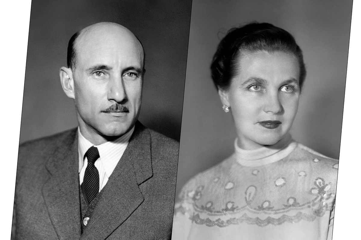 Сергей Герасимов в 1956 году и Тамара Макарова в 1950 году