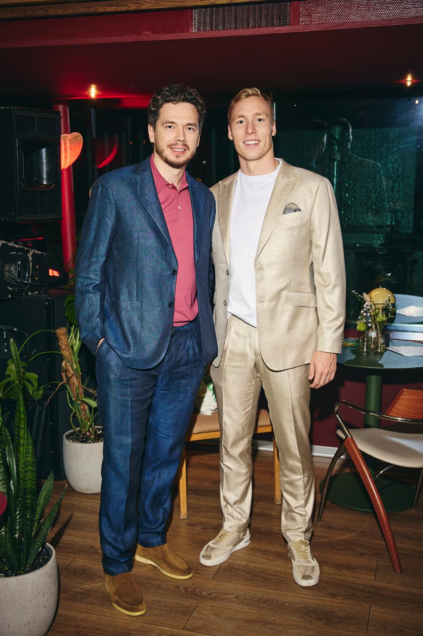 Ансель Галимов, хоккеист,&nbsp;и Андрей Минаков, пловец