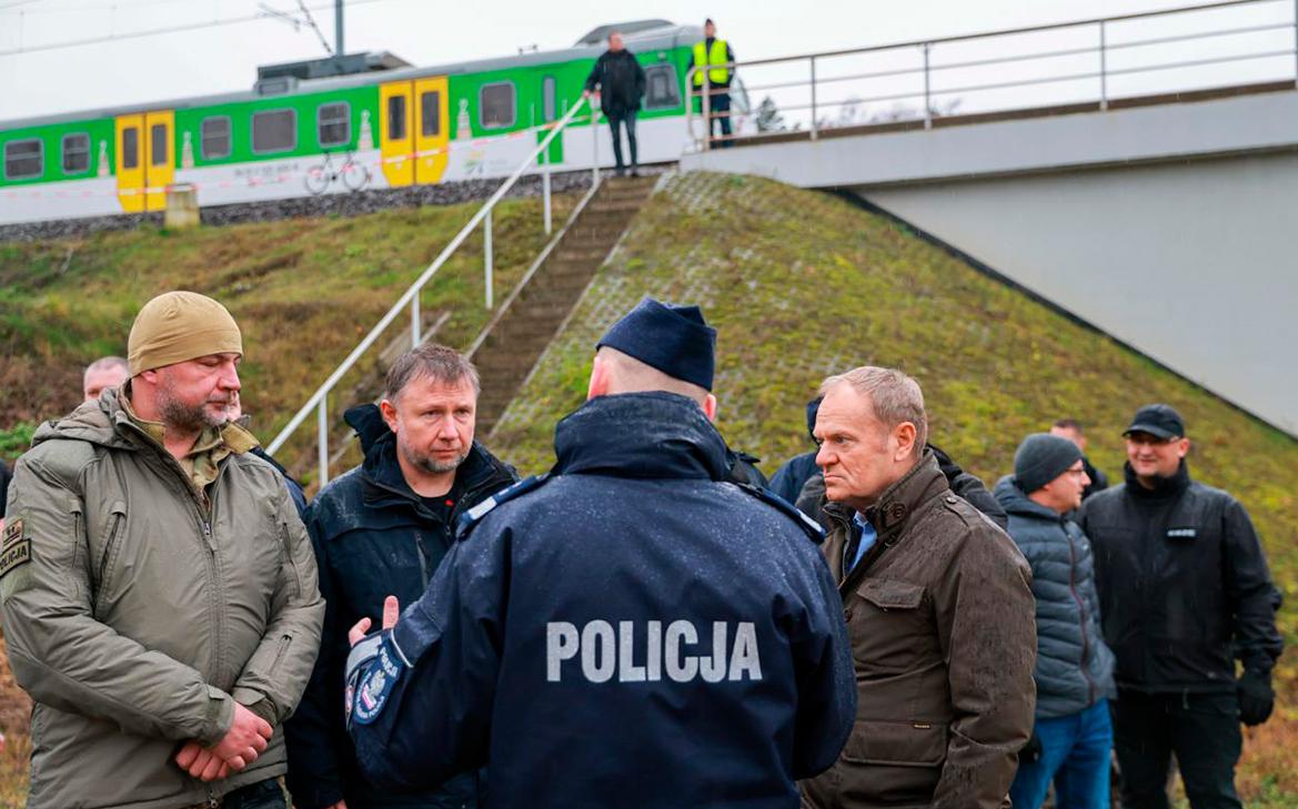 В Польше обвинили «спецслужбы с Востока» в повреждении железной дороги