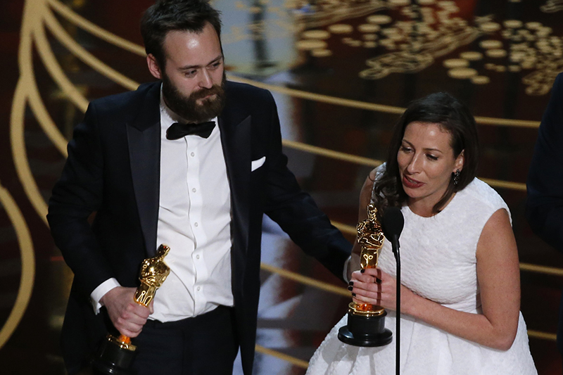 Бенджамин Клири и&nbsp;Серена Армитаж получили премию &laquo;Оскар&raquo; за&nbsp;​лучший игровой короткометражный фильм &laquo;Заика&raquo;
