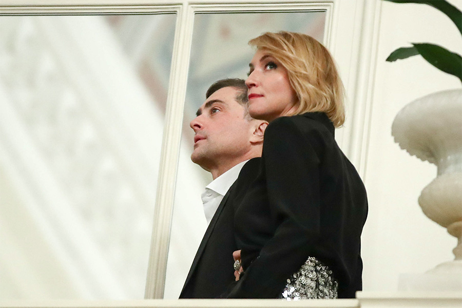 ​Помощник президента России&nbsp;Владислав Сурков и его супруга Наталья Дубовицкая