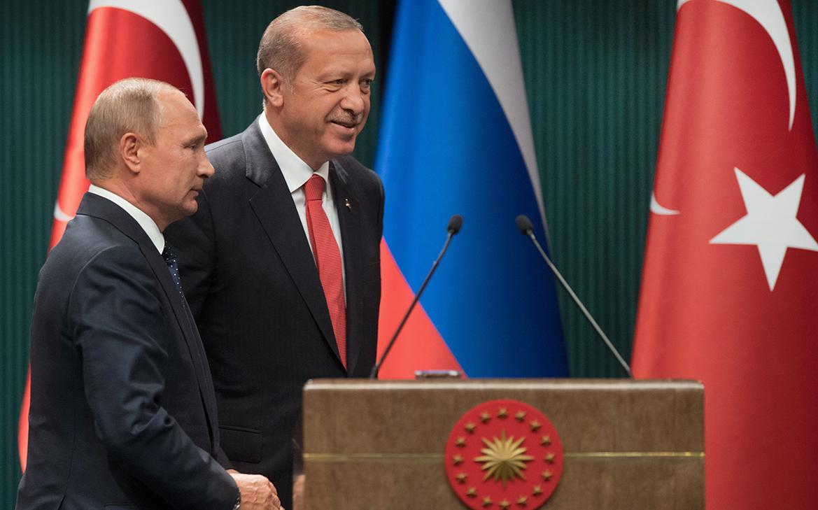 Эрдоган рассказал об обещании Путина не медлить с визитом в Турцию