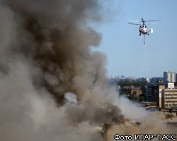 Пожар в конструкторском бюро "Алмаз" потушили вертолеты
