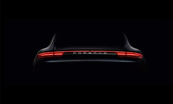 Porsche Panamera нового поколения впервые показали на видео