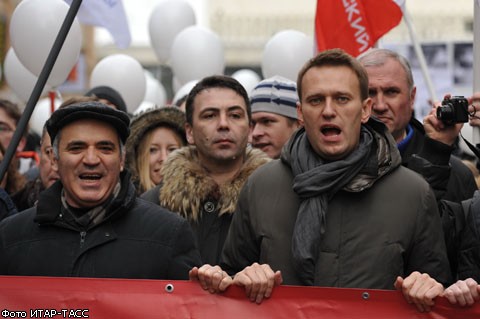 В Петербурге оппозиция вышла на митинг 