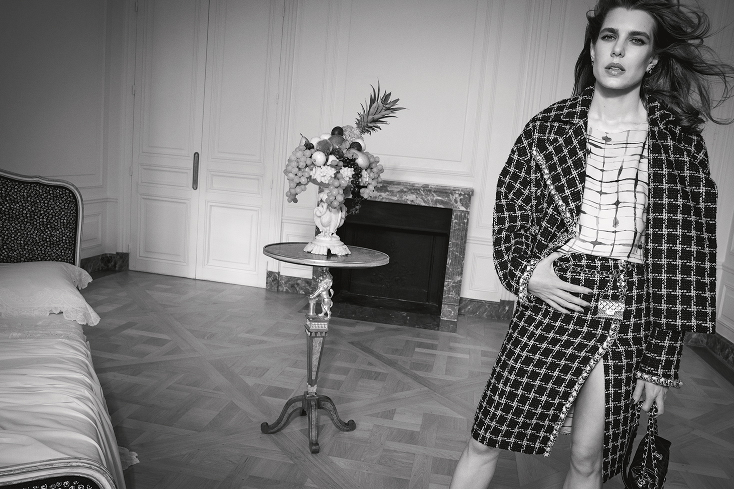 Шарлотта Казираги в рекламной кампании Chanel, весна-лето 2021