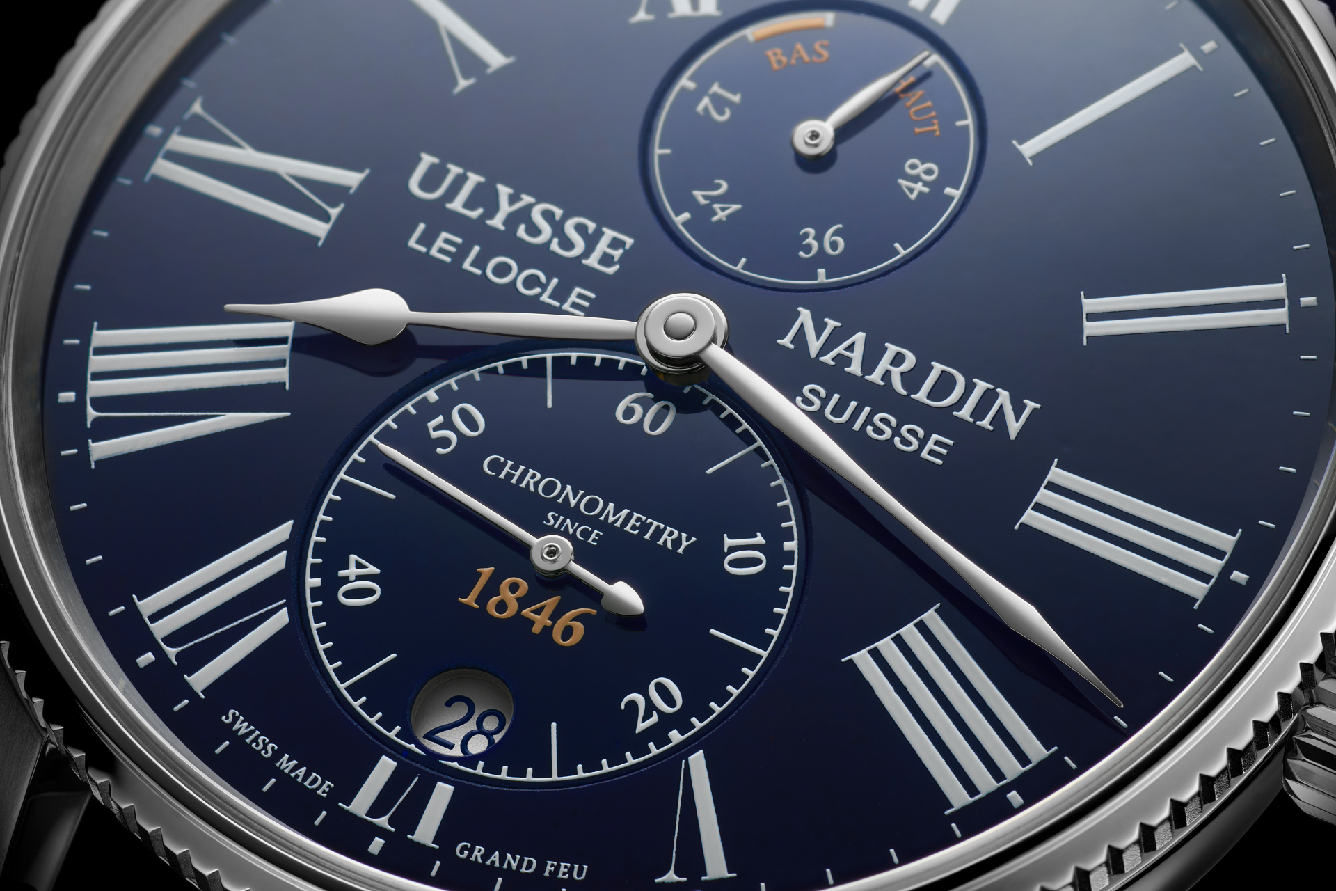 Часы Marine Torpilleur Bleu Enamel 42 mm, Ulysse Nardin