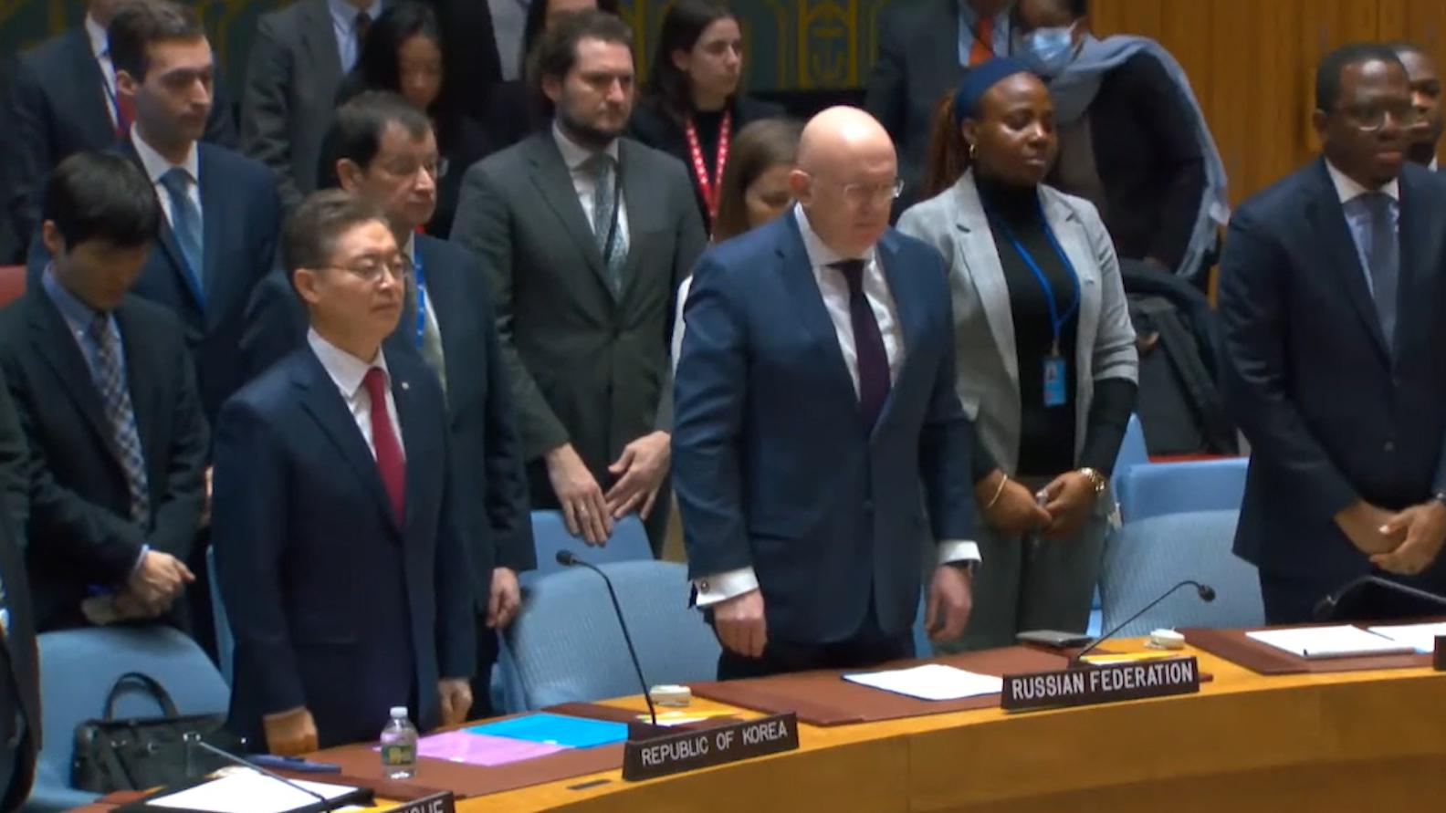 Заседание Совбеза ООН началось с минуты молчания по погибшим в «Крокусе»