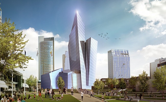 Проект небоскреба в центре Вильнюса