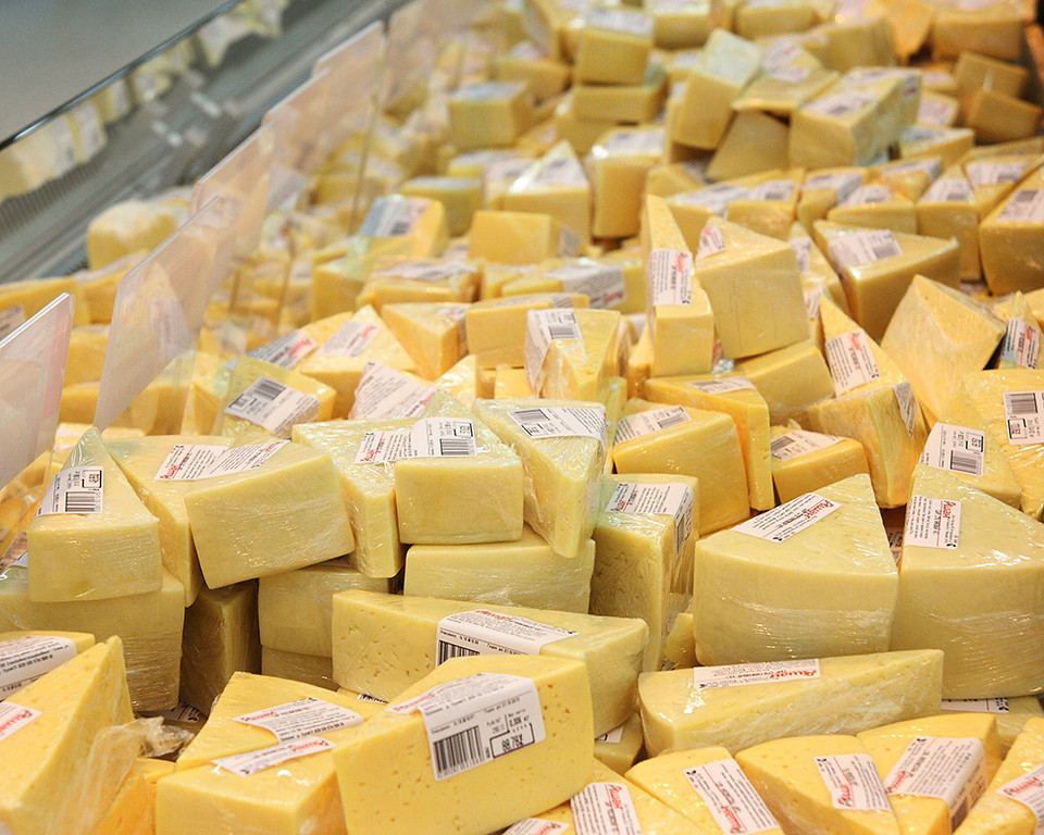 В Татарстане уничтожили почти 80 килограммов сыра из Европы