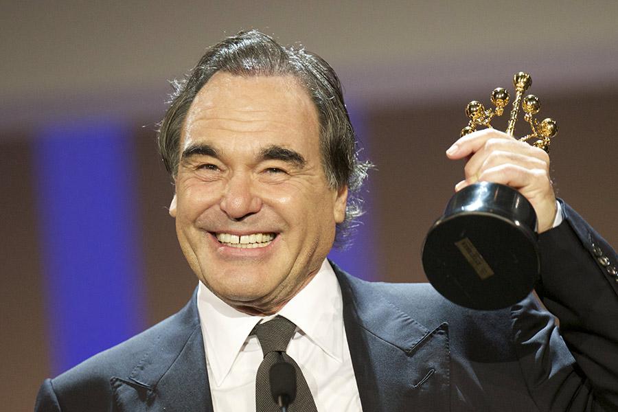 Оливер Стоун во время церемонии вручения премии Donostia, 2012 год