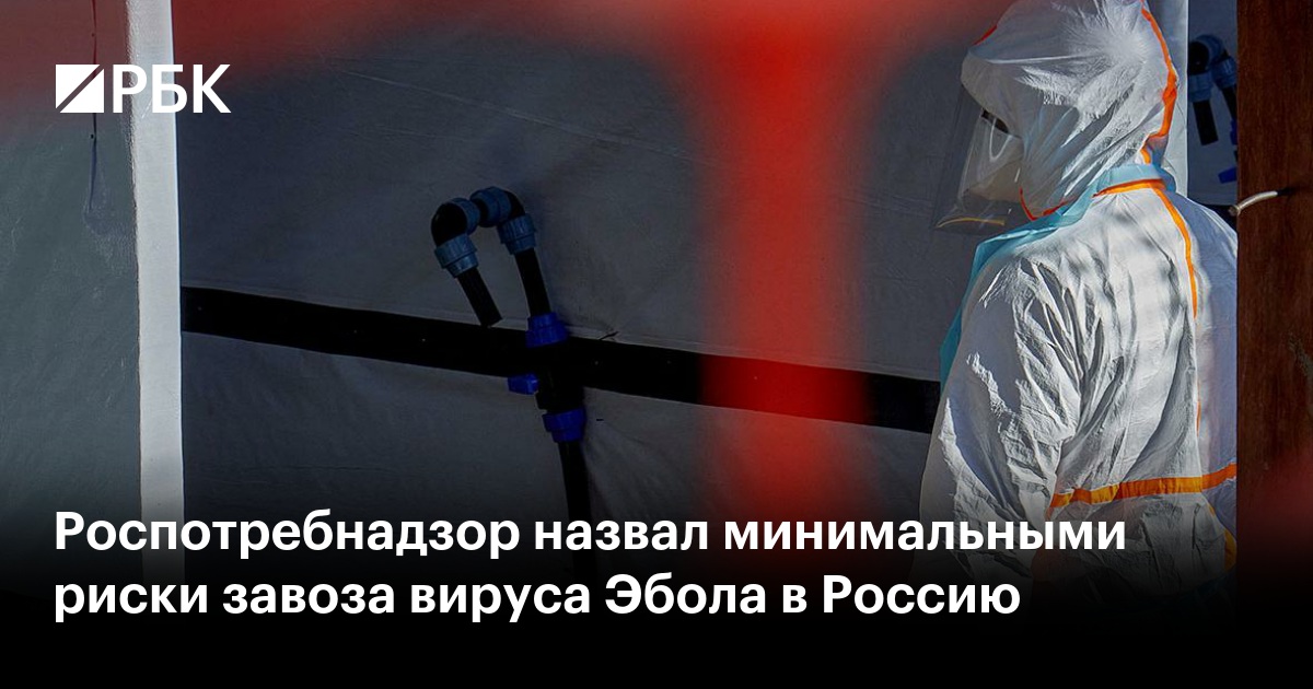 Роспотребнадзор назвал минимальными риски завоза вируса Эбола в Россию