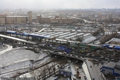 В Москве на ТТК обрушились строительные конструкции