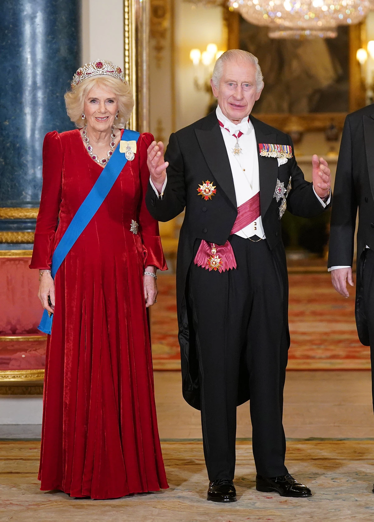 <p>Королева Камилла и король Карл III</p>