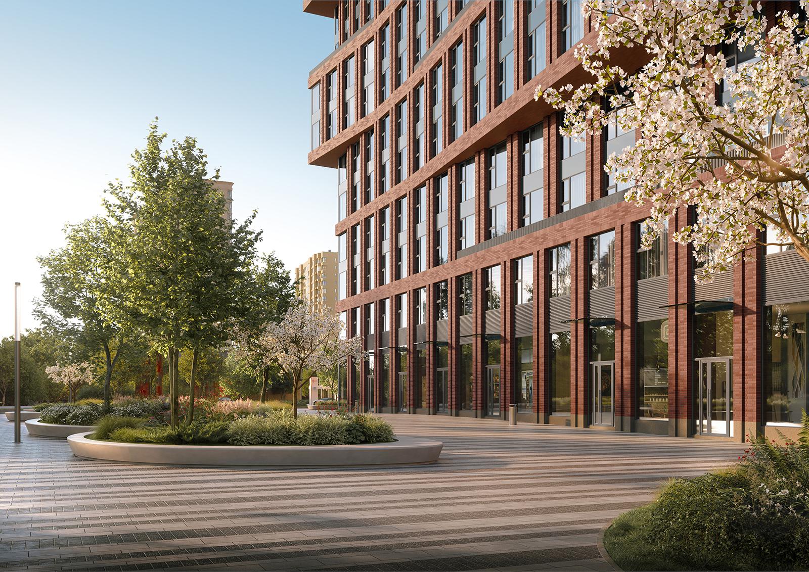 Жилой проект Rakurs. Внешняя территория