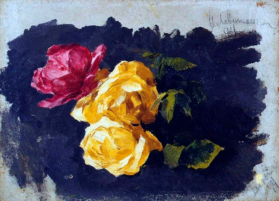«Розы», Исаак Левитан