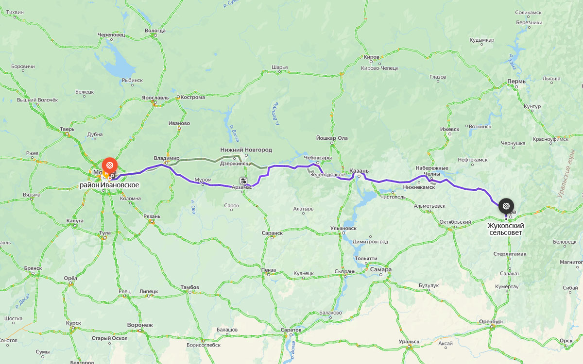 Трасса М-7 Волга: схема на карте, состояние, отели, заправки, кафе ::Autonews