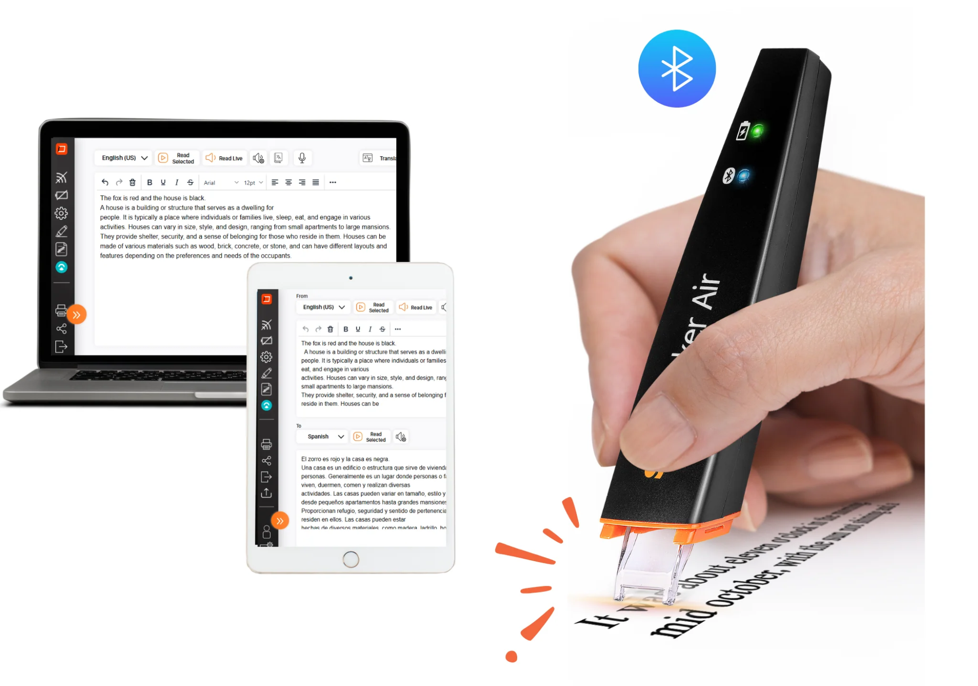 Цифровой сканер-ручка ScanMarker Air &mdash; сканируй строчку, получай текст