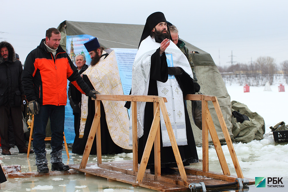 Праздник Крещения Господня на реке Казанка