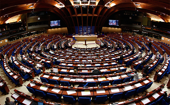 Зал заседаний Парламентской ассамблеи Совета Европы (ПАСЕ)