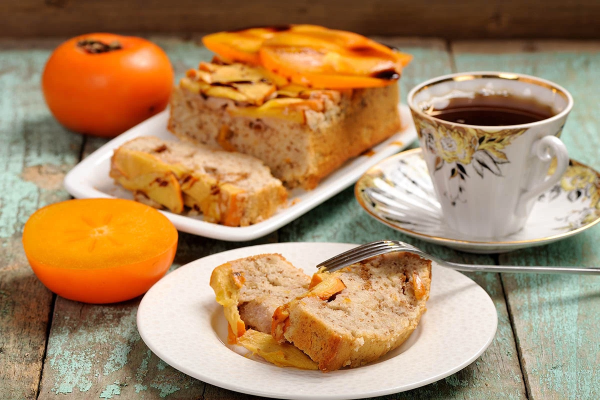 Кекс с хурмой