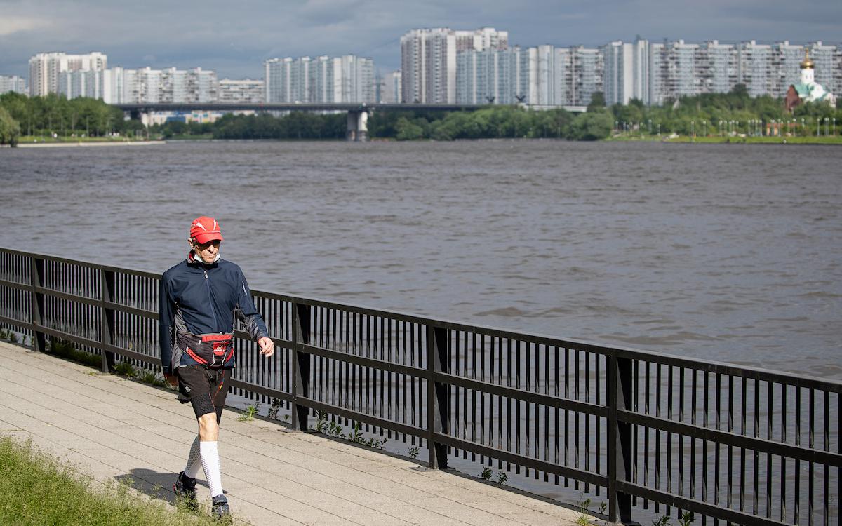 Парк в московском районе Марьино.