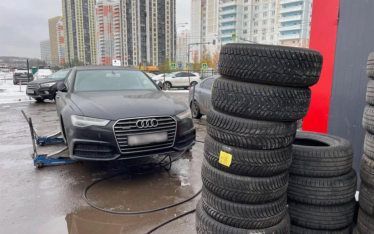 Разный тип резины на оси грозит заносом автомобиля и ДТП