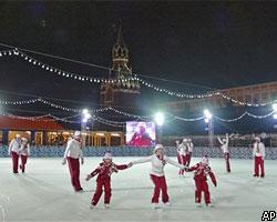 На Красной площади залили крупнейший в Европе каток