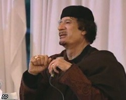 М.Каддафи призвал "все исламские армии" к войне с Западом в Ливии 