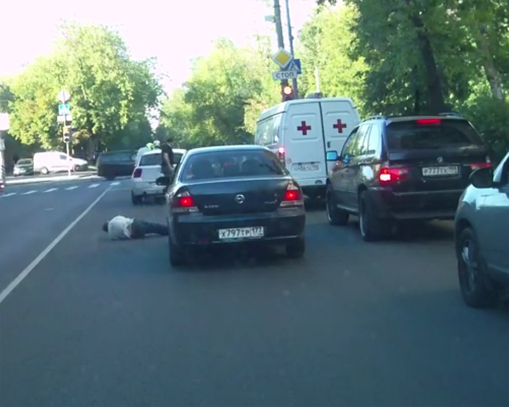 Кадр из видео с инцидентом