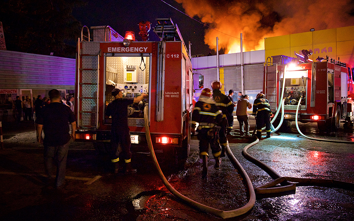 Пожар произошел в отеле Radisson в Грузии