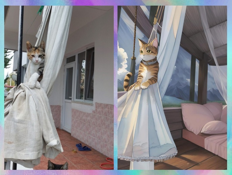 Уличная кошка