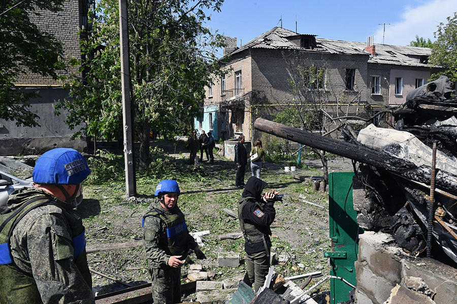 Последствия обстрела микрорайона Юбилейный, Луганск