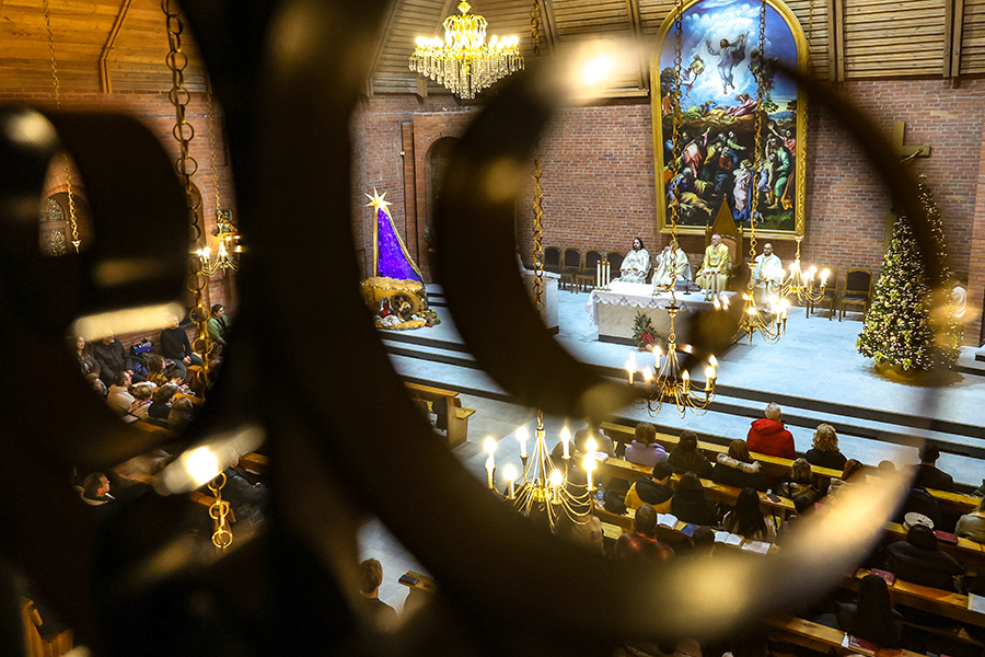 Католический кафедральный собор Преображения Господня в Новосибирске, Россия