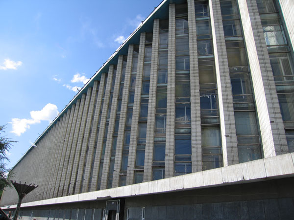 Здание типографии &laquo;Советская Сибирь&raquo; в Новосибирске.


