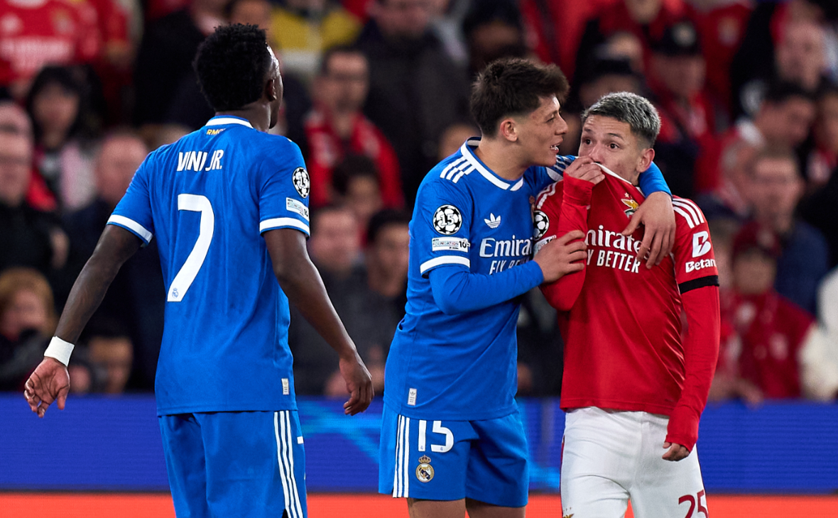 Винисиус Жуниор (слева) и&nbsp;Джанлука Престианни (справа)