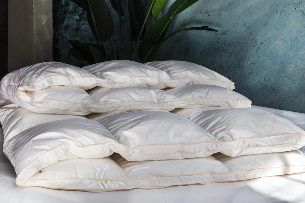 Пуховое одеяло