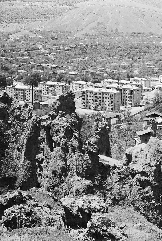 Общий вид города Горис, Армянская&nbsp;ССР. 1966 год