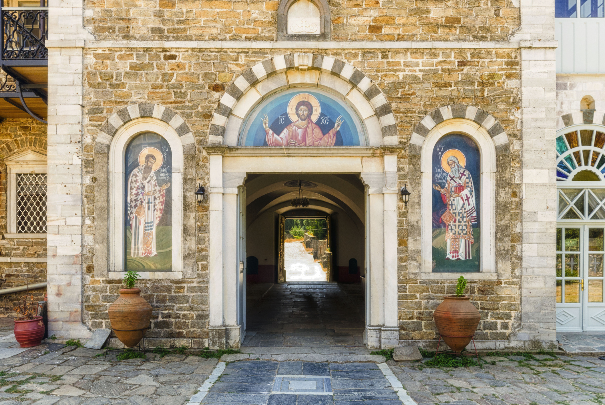 Андреевский монастырь в Афоне, Халкидики, Греция