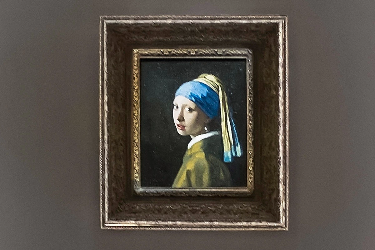 <p>Картина Яна Вермеера &laquo;Девушка с жемчужной сережкой&raquo; на выставке в Palazzo Fava (Болонья, Италия). 8 февраля 2014 года</p>