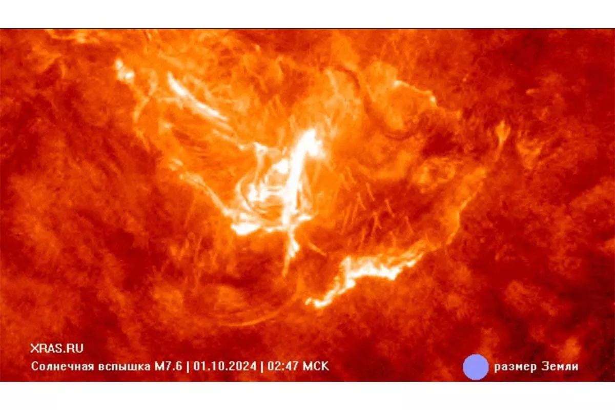 Вспышка максимального класса X7,1 стала второй по силе с начала 2024 года