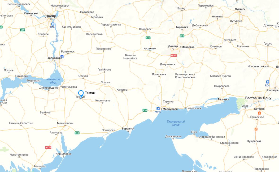 Два человека пострадали при обстреле Токмака в Запорожской области