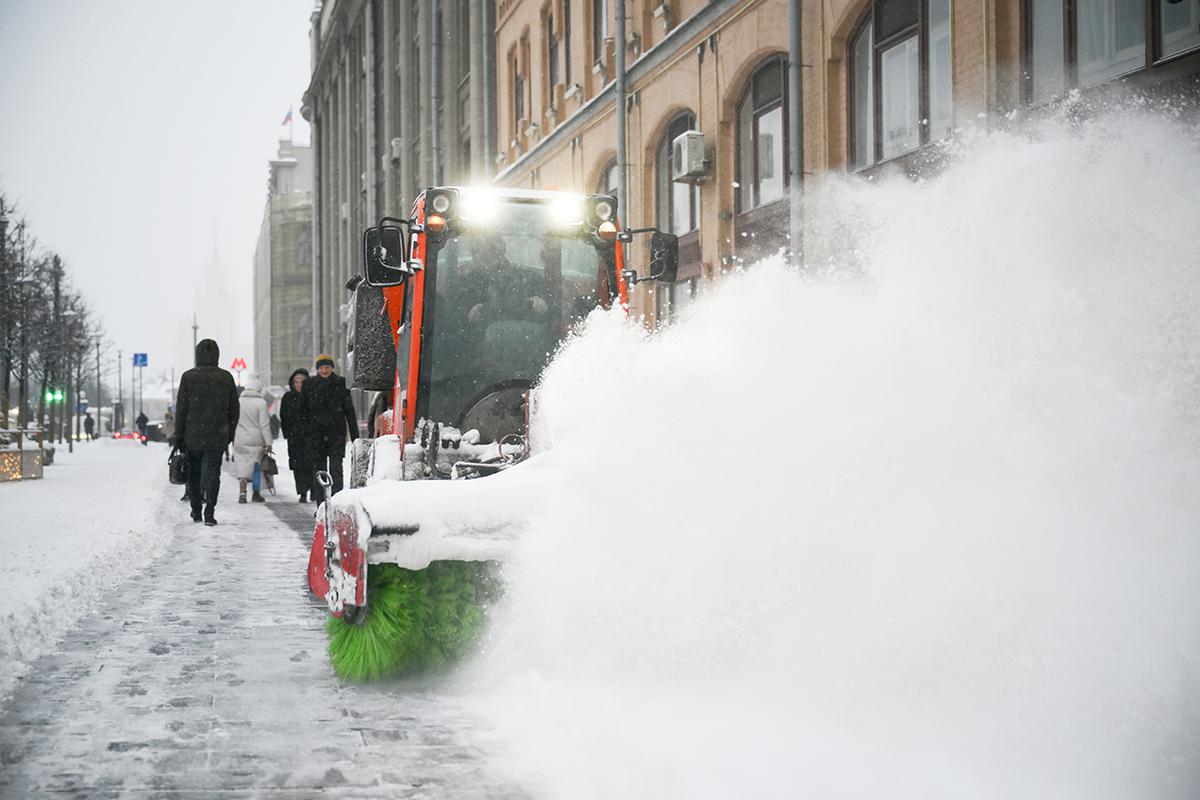 Cнегопад в Москве, 27 января 2026 года