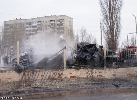 Взрыв бензовоза в Саратове уничтожил более 30 машин