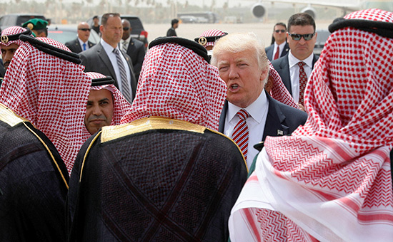Дональд Трамп во&nbsp;время турне по&nbsp;Ближнему Востоку


