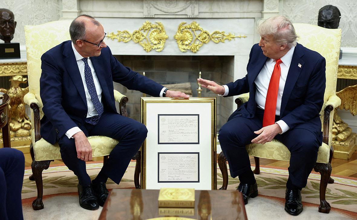 Фридрих Мерц и Дональд&nbsp;Трамп