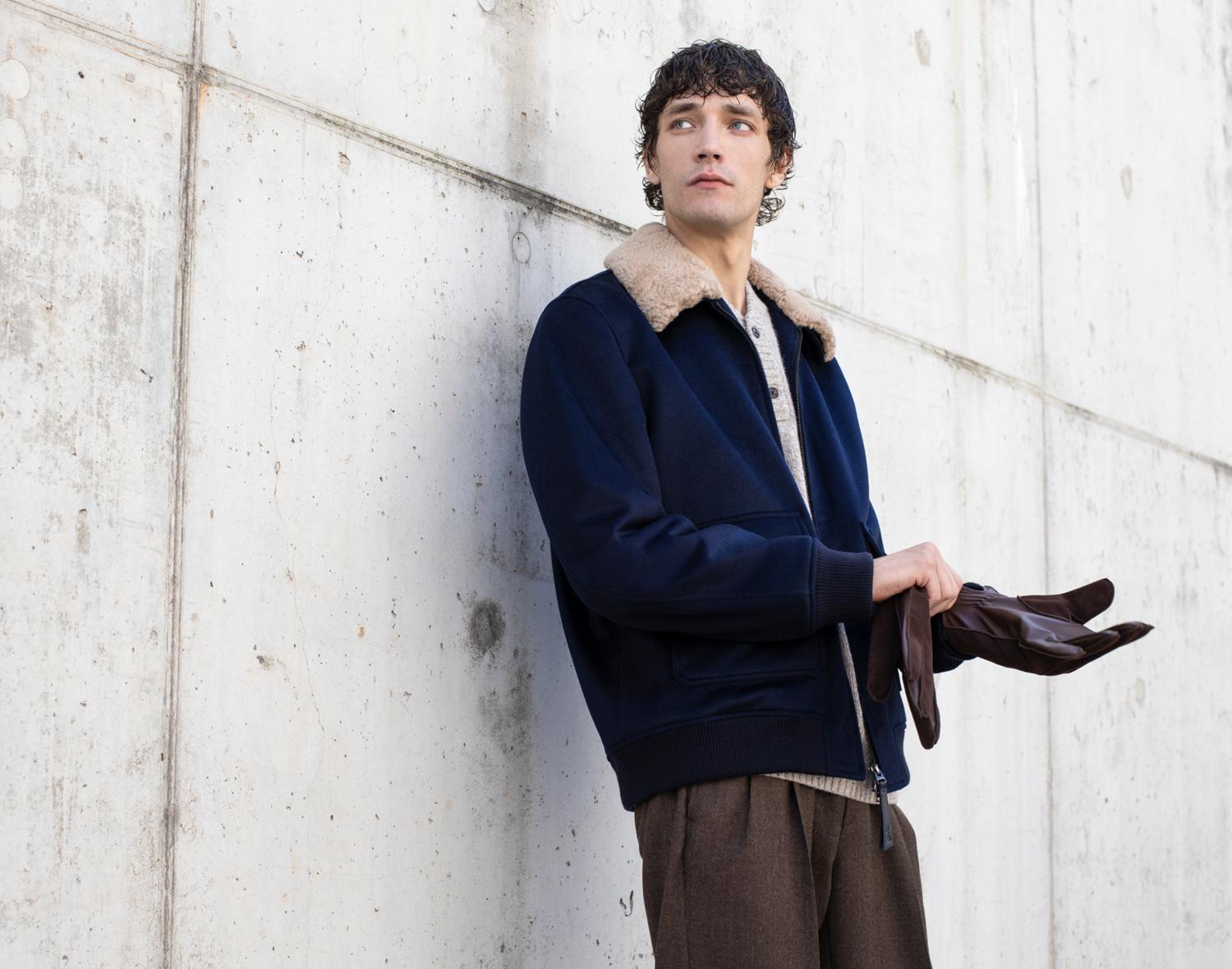 Куртка из кашемира и шерсти с воротником из меха овцы, BML,&nbsp;134 700 руб.